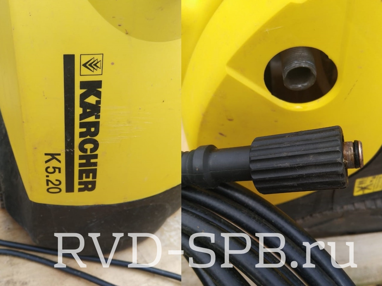 Замена пластиковой гайки на мойке Karcher (Керхер) с резьбой 22-1,5 на металлическую (латунь) Замена пластиковой гайки на мойке Karcher (Керхер) с резьбой 22-1,5 на металлическую (латунь)